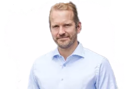 Professionellt porträttfoto av Henrik Johansson.